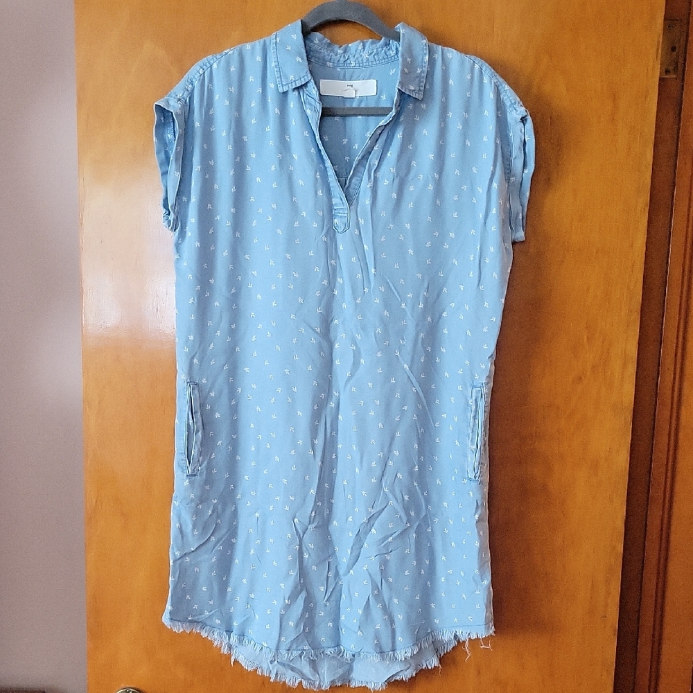 Denim Shirt Dress By Thread-Supply